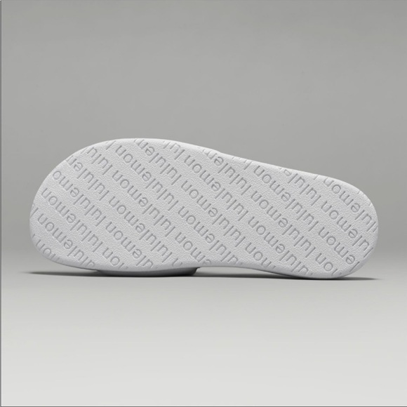 🍋 Lululemon Restfeel Slide Sandal Slipper White NEW Size 7 - Picture 11 of 14